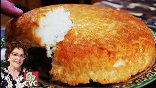 Old Fashioned Pone Bread - Hoe Cake Biscuit from Scratch - Breakfast w Fried Taters and Gravy