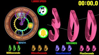 [Speed 1x]Jumping font 300 second countdown timer alarm🔔millisecond microsecond nanosecond picosec