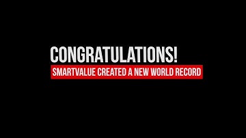 SMARTVALUE Created A NEW WORLD RECORD on road safety
