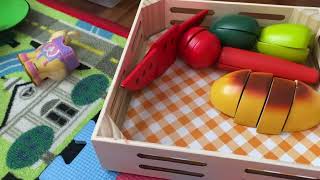 Melissa and Doug Cutting Food Wooden Set Toy Review