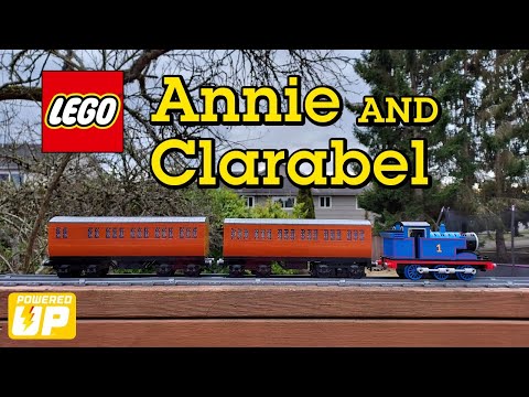 LEGO Annie and Clarabel Motorized Coaches - Thomas and Friends Railway Series MOC Showcase