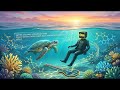 vibe46 - Sea turtle Om block light Hawaiian EDM