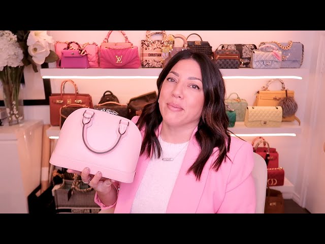 louis vuitton alma bb hot pink