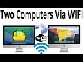 How to Connect Two Computers Via WIFI / Wireless In Windows 10