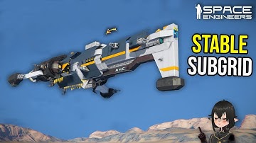 This Building Trick Makes Ship Subgrid Merging Stable, Space Engineers