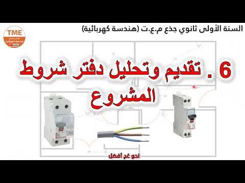 تقديم وتحليل دفتر شروط المشروع | cahier des charges du projet