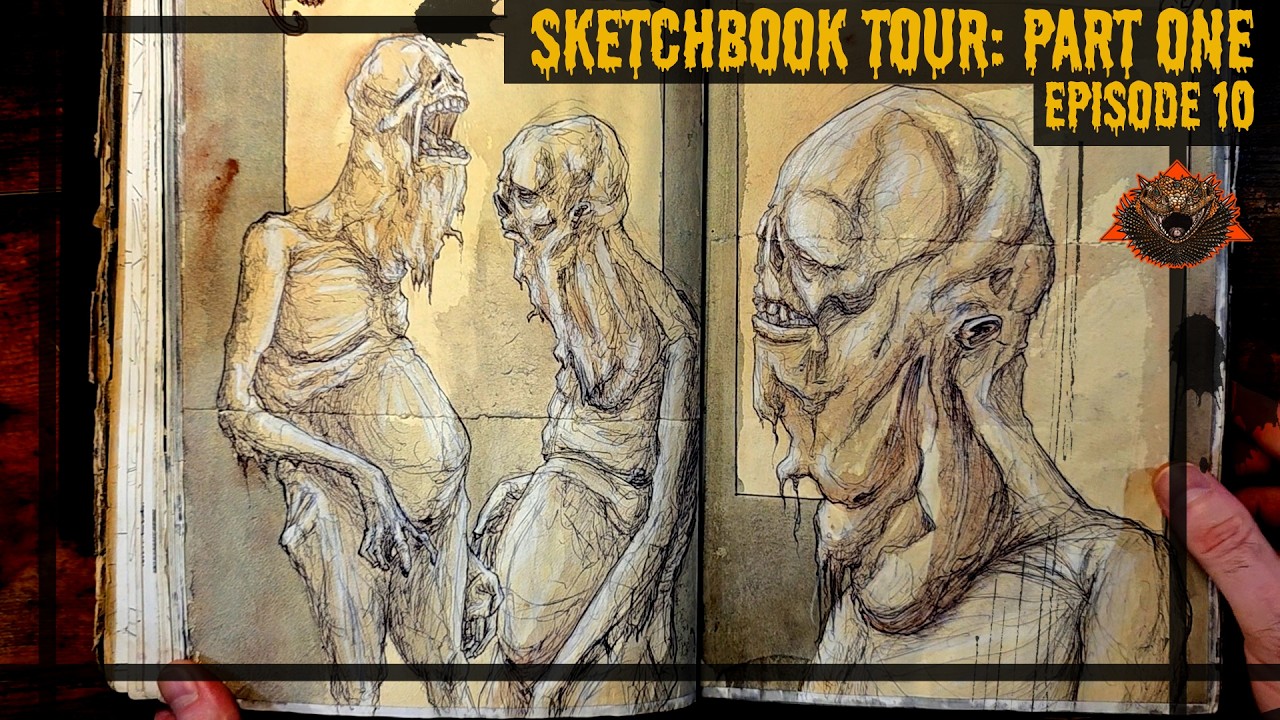 Episode 10: Sketchbook Tour Part One - YouTube