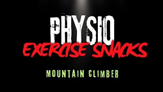 Mountain Climber Rychlá Aktivace Celého Těla Do Kanceláře Exercise Snacking