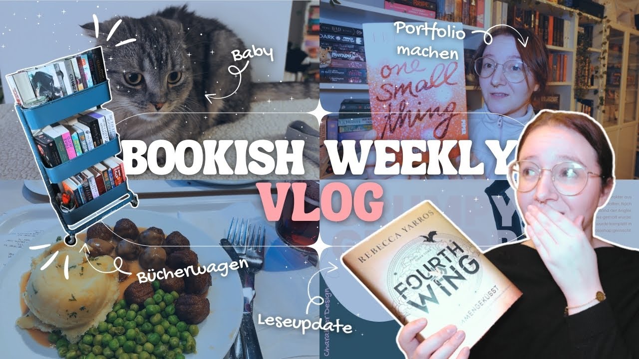 Bookish Weekly Vlog mit Kunst, Baby und einer neuen Anschaffung 🥹 | realer Alltag einer Studentin ✨