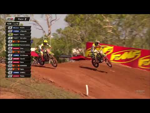 Camden Mc Lellan from 4th to 2nd in MX2 Race 2! #MXGPAustralia