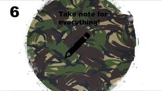 Tips for cadet camp MUST SEE!