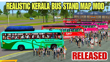 REALISTIC BUS STAND MAP MOD RELEASED|BUS SIMULATOR INDONESIA 4.4.1