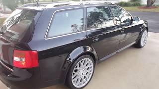 2003 Audi S6 Avant C5 walkabout walk around, black leather