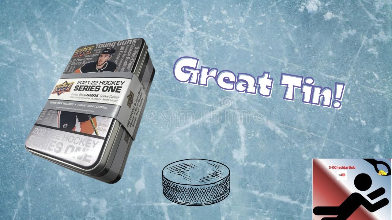 2021-22 Upper Deck Series 1 Hockey Tin!