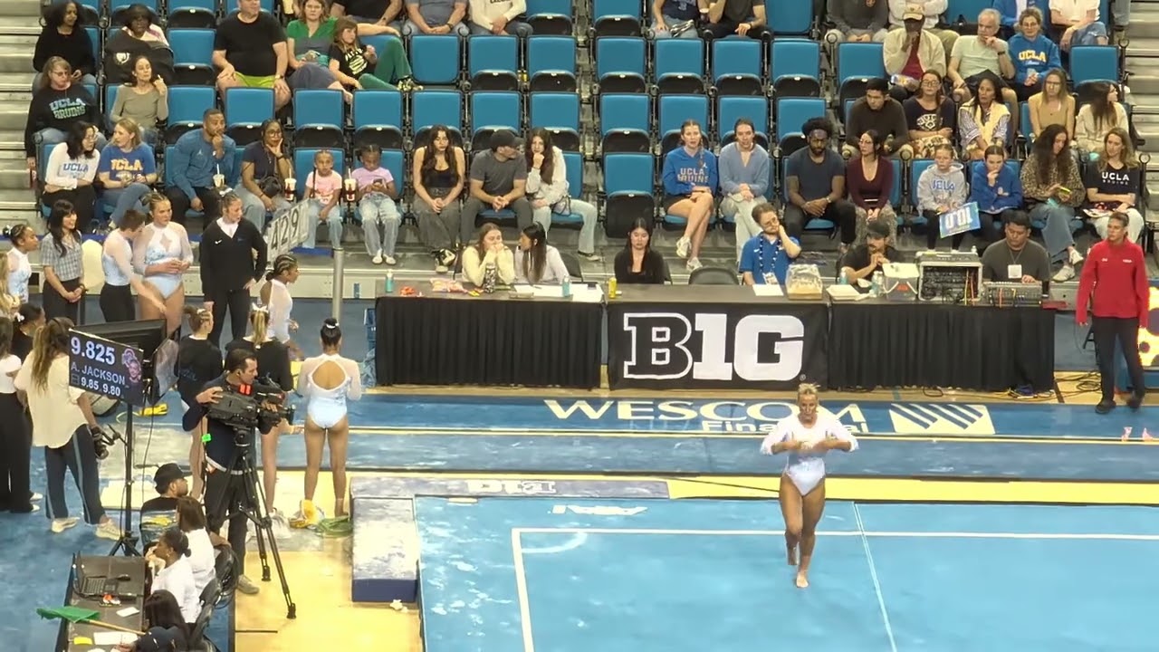 Jordan Chiles UCLA Big Four Vault Performance 🔥 #jordanchiles #uclagymnastics #uclabruins #gymnast 