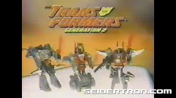 Transformers G2 Constructicons and Dinobots Generation 2 commercial 1993