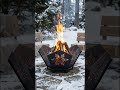 Hex Snowflake Fire Pit V4 | CNC Plasma &amp; Laser Cut Fire Pit Design (DXF &amp; SVG Files)