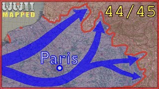 WW2  Western Front 1944/1945. Real Time Animated map