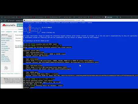 การใช้ sqlmap เพื่อโจมตีช่องโหว่ SQL Injection