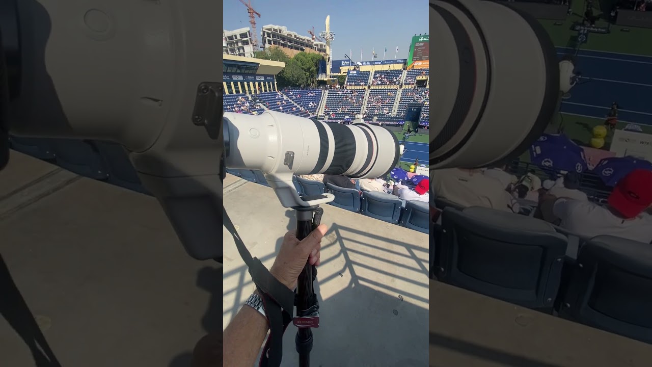 Canon 100-300mm at the Dubai Tennis Championships 