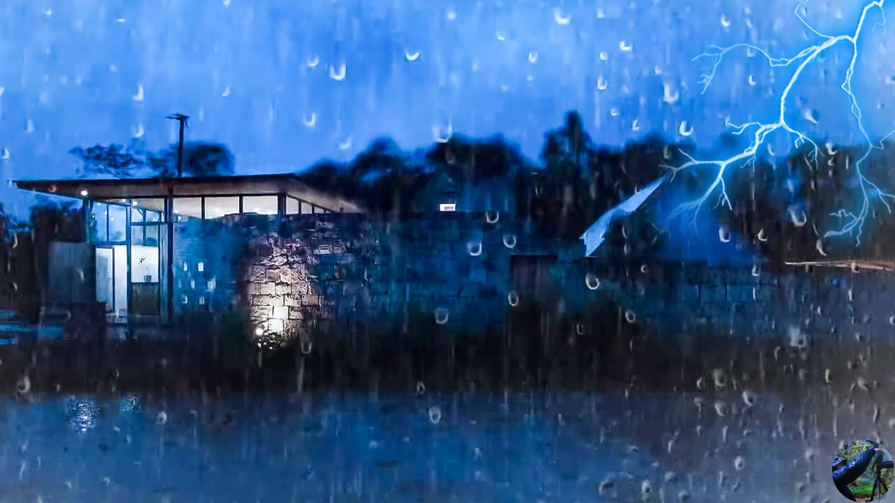 Rain Sounds ASMR Rain And Thunderstorm Sounds For Sleeping And
