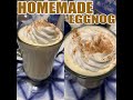 HOMEMADE EGGNOG! How to make EGGNOG! From scratch!! Delicious anytime!!!!