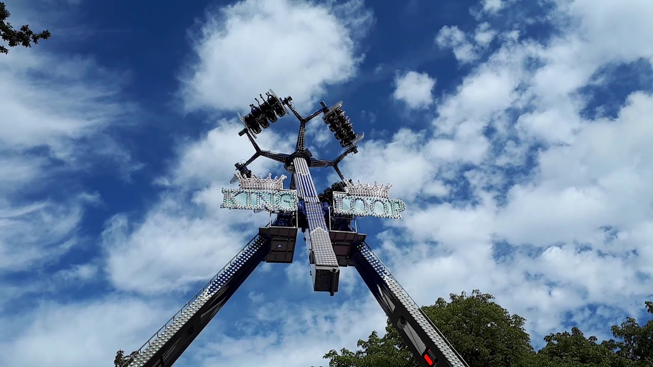Manège King Loop à la fête foraine de Nantes Septembre 2019 - YouTube