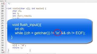 C Programming Basics : Learn C Fundamentals by Coding I PART-33 My own line reading function