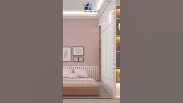 phòng ngủ màu hồng cho cô công chúa nhỏ