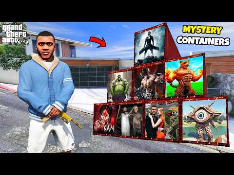 Franklin Opens EVERY MYSTERY CONTAINER in GTA 5