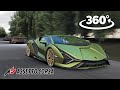 360° Lamborghini SIÁN FKP 37 onboard in Assetto Corsa VR Experience