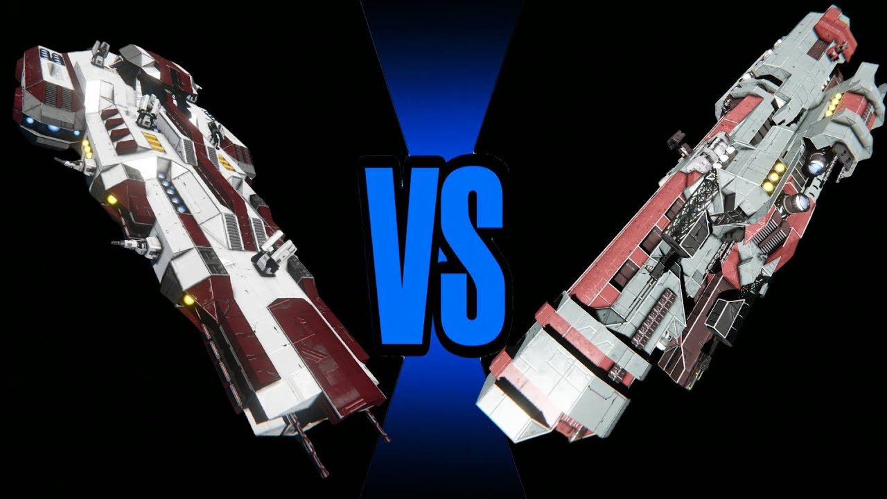 Space Engineers - EPIC Fleet Battle ( EP11 : Light Cruiser vs corvette ...