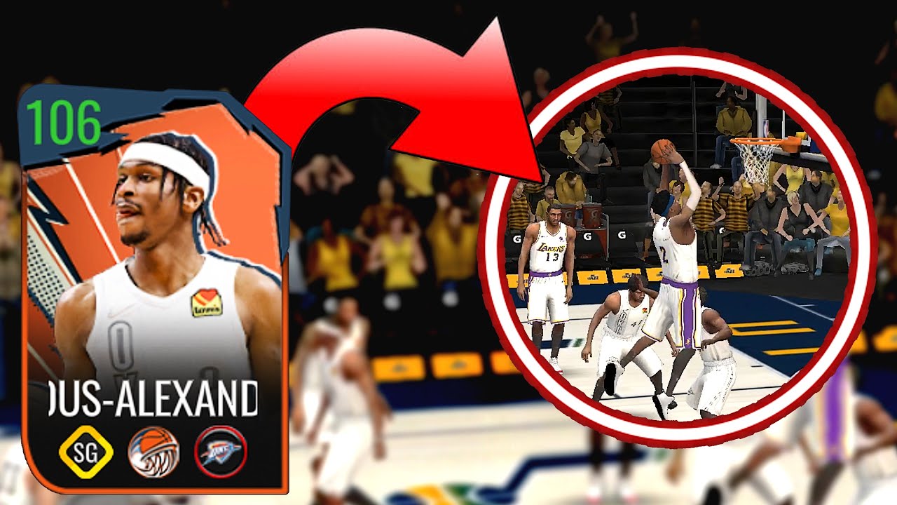 HE'S A BUCKET!! 106 OVR Shai Gilgeous Alexander Gameplay In NBA LIVE