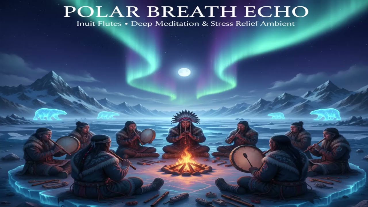 Polar Breath Echo  Inuit Flutes • Deep Meditation & Stress Relief Ambient
