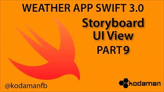 Weather App Swift 3 - Storyboard - Part 9 screenshot 5