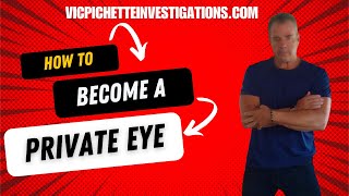 How to Become a Private Investigator PART 1