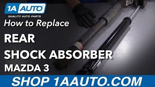 How to Replace Rear Shock 04-09 Mazda 3