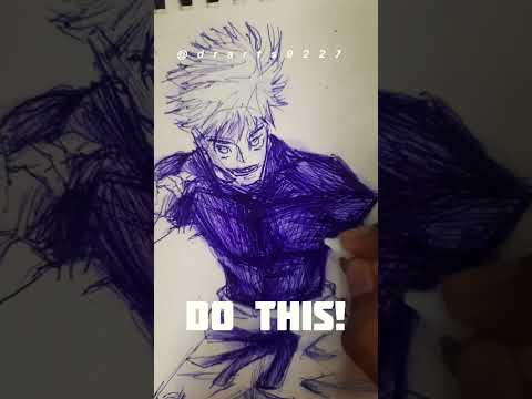 Drawing gojo the