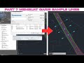PART 7 MEMBUAT SAMPLE LINES ATAU GARIS POTONGAN DI UTOCAD C3D #civil3d #tutorialautocad #autocad