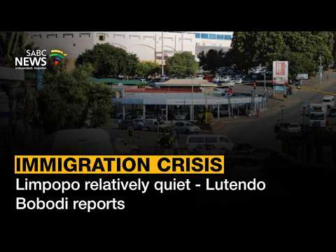 Immigration Crisis | Limpopo relatively quiet - Lutendo Bobodi reports