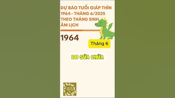 Dự báo tháng 6 cho người sinh tháng 6 tuổi GIÁP THÌN 1964 Tình Duyên, Tài Lộc, Sự Nghiệp