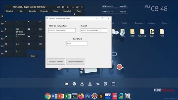 Encryption and Decryption program  with Python and PyQt5