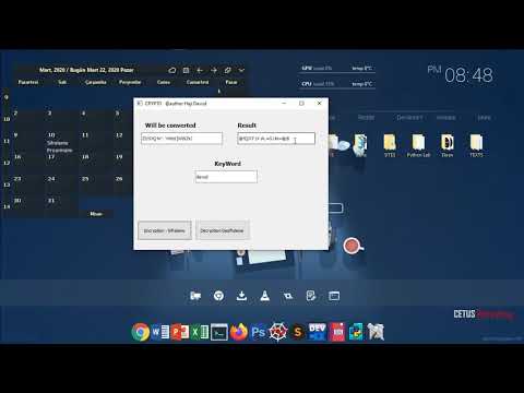 Encryption and Decryption program  with Python and PyQt5