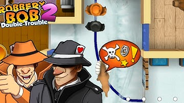 Robbery Bob 2 (IOS, Android) USE TWO SAMs in Pilfer Peak Chapter 4 - Part 3