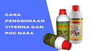CARA PENGGUNAAN VITERNA DAN POC NASA UNTUK IKAN DAN UDANG CARA PENGGUNAAN VITERNA DAN POC NASA UNTUK IKAN DAN UDANG