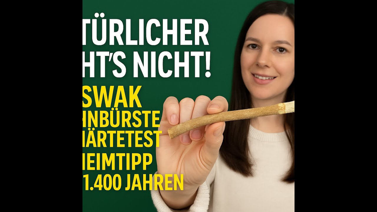 Natürlicher geht’s nicht! 🌿 Die MISWAK Zahnbürste im Härtetest – Geheimtipp seit 1.400 Jahren