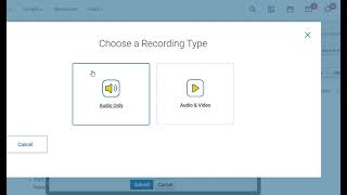 submit audio and video to schoology