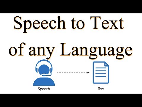 Speech to Text  of any Language | By SYED I.T SOLUTIONS © | Urdu