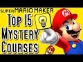 Super Mario Maker TOP 15 MYSTERY Courses with Secrets (Wii U)