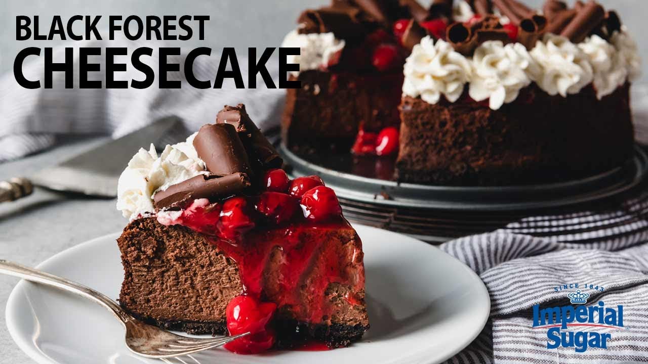 How to Make Black Forest Cheesecake